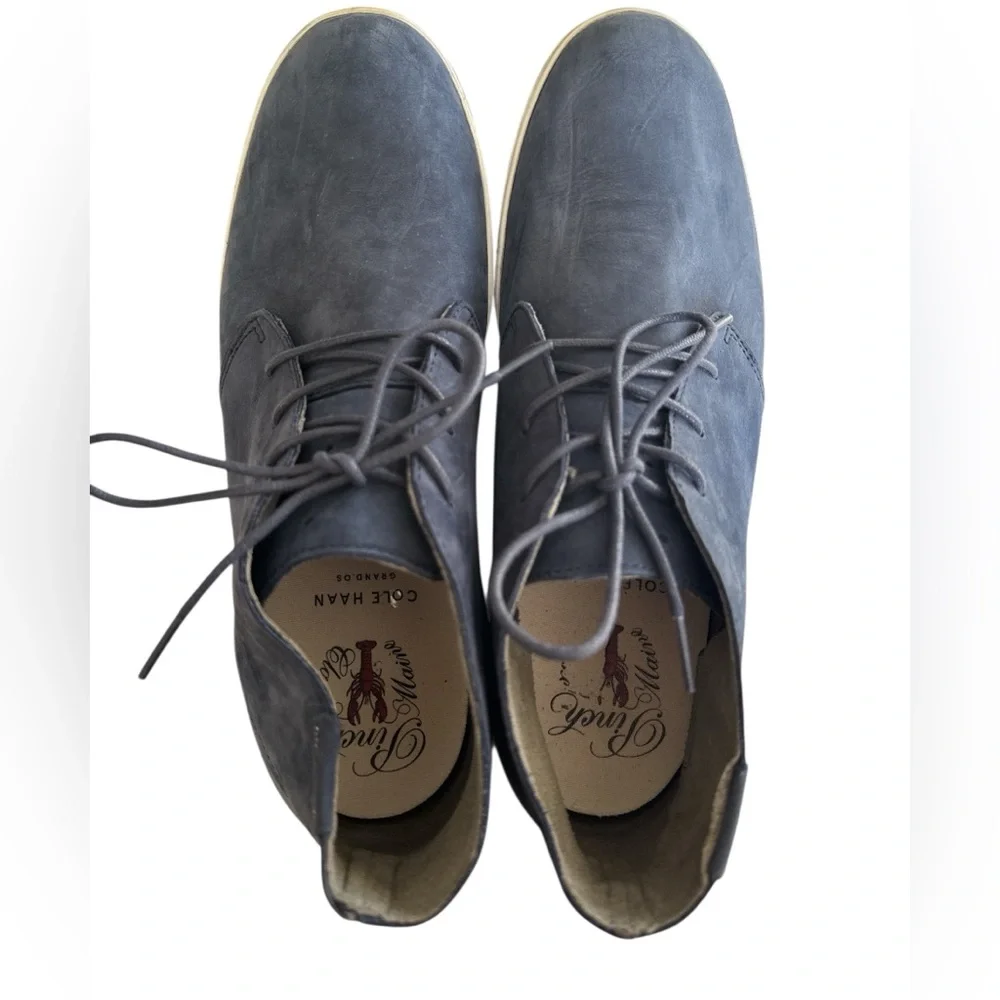 Cole Haan Pinch Maine Lobster Chukka Boots Men’s 12 Navy Suede